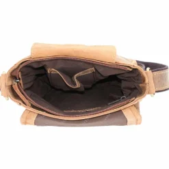 Greenburry Vintage Umhängetasche Leder 20 cm