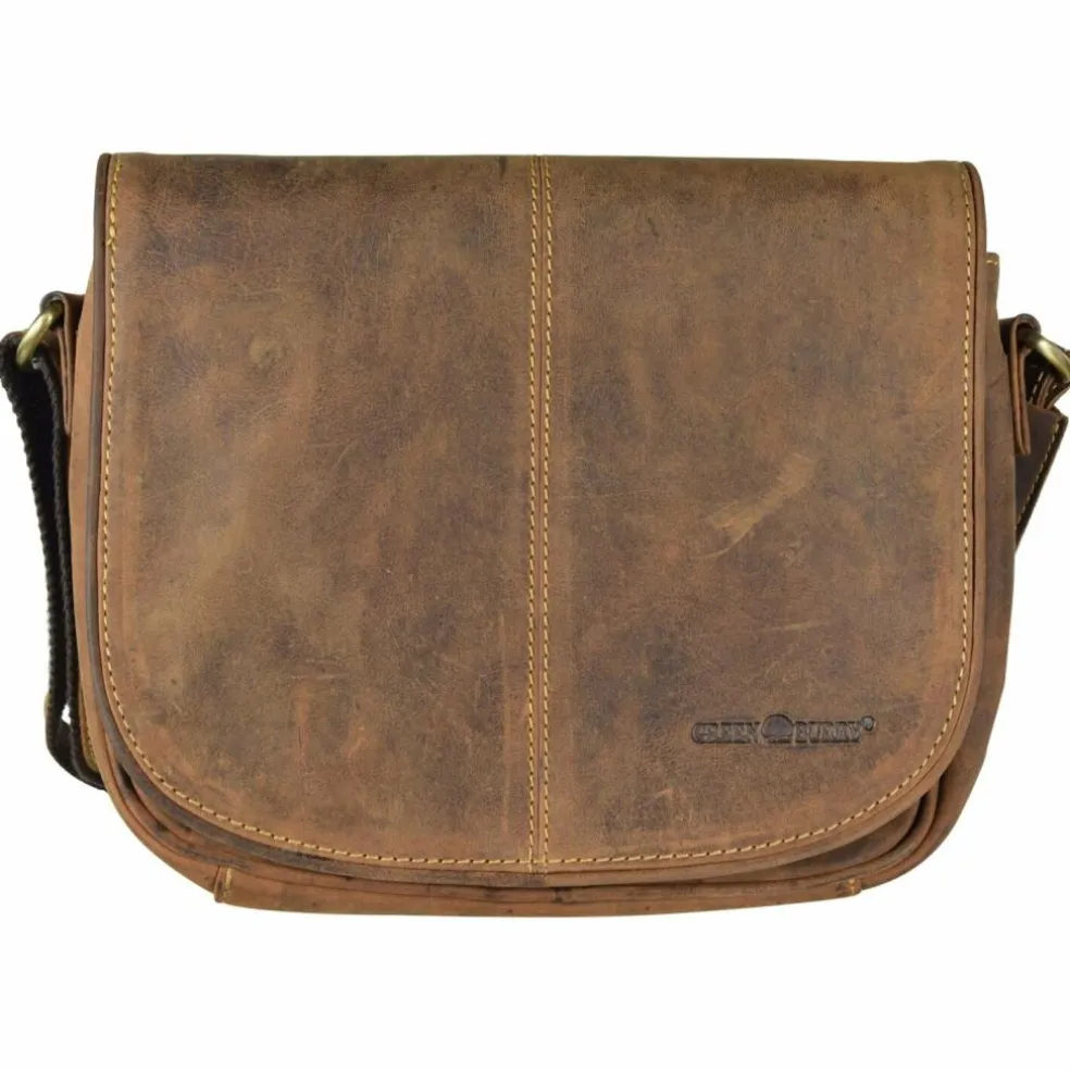 Greenburry Vintage Umhängetasche Leder 28 cm