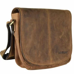 Greenburry Vintage Umhängetasche Leder 28 cm