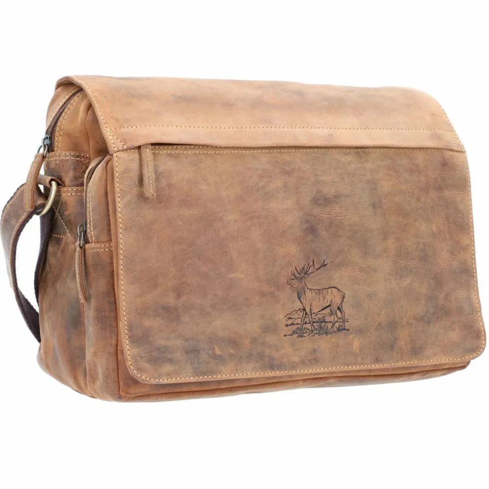 Greenburry Vintage Umhängetasche Leder 30 cm