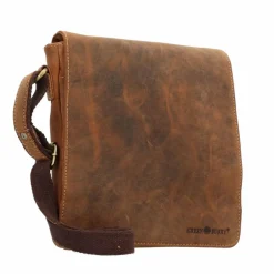 Greenburry Vintage Umhängetasche Leder 23 cm