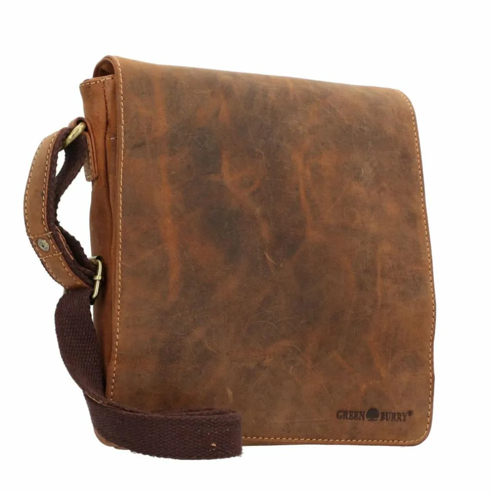 Greenburry Vintage Umhängetasche Leder 23 cm