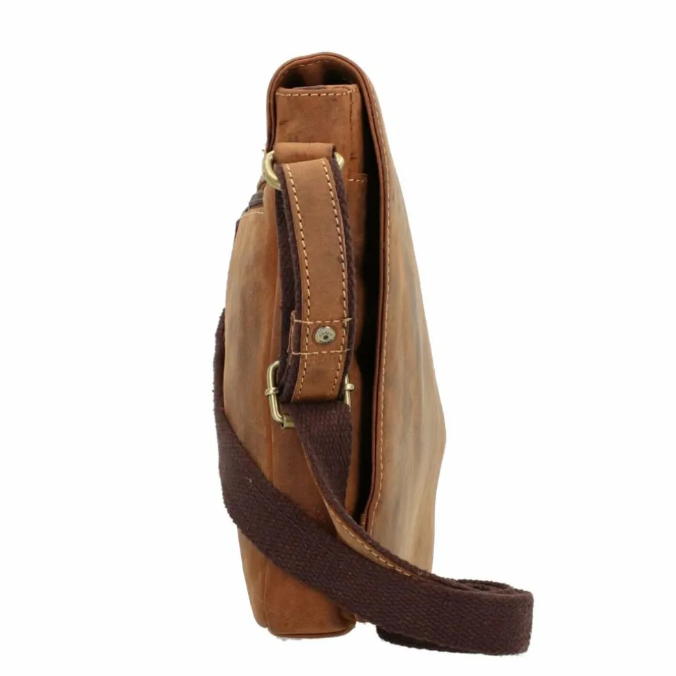 Greenburry Vintage Umhängetasche Leder 23 cm
