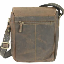 Greenburry Vintage Umhängetasche Leder 25 cm