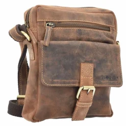 Greenburry Vintage Umhängetasche Leder 20 cm