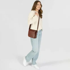 Greenburry Vintage Umhängetasche Leder 26 cm