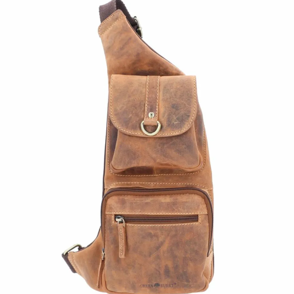 Greenburry Vintage Umhängetasche Leder 26 cm