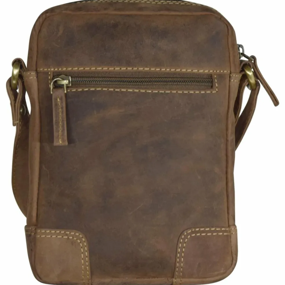 Greenburry Vintage Umhängetasche Leder 18 cm