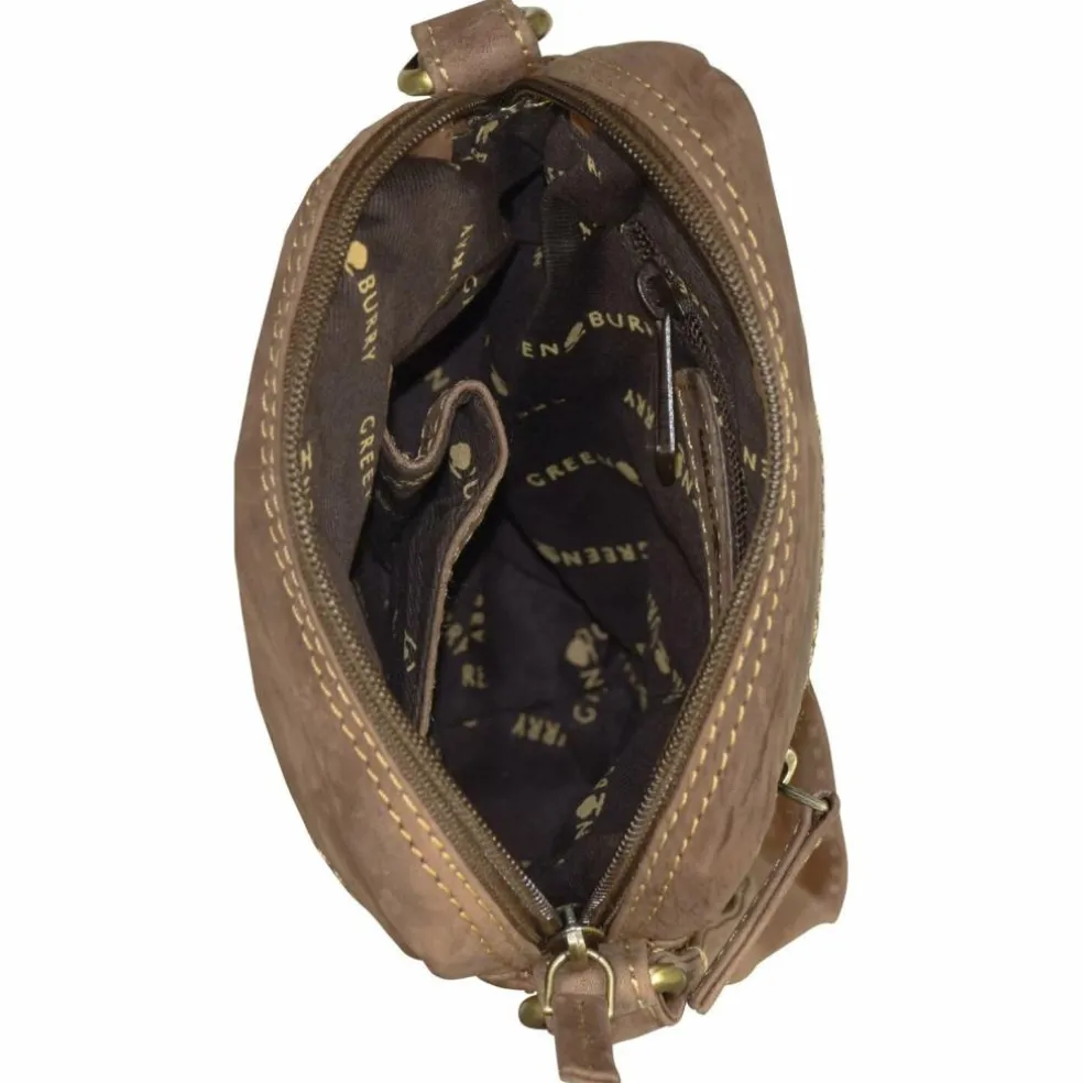 Greenburry Vintage Umhängetasche Leder 18 cm