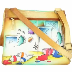 Greenland Nature Art+Craft Umhängetasche Leder 30 cm