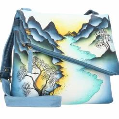 Greenland Nature Art+Craft Umhängetasche Leder 28 cm