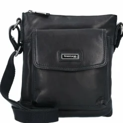 Greenland Nature Black Nappa Umhängetasche Leder 21 cm