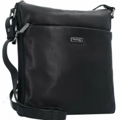 Greenland Nature Black Nappa Umhängetasche Leder 29 cm