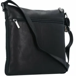 Greenland Nature Black Nappa Umhängetasche Leder 29 cm