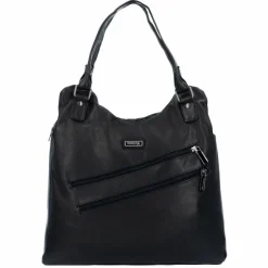 Greenland Nature Black Nappa Schultertasche Leder 38 cm