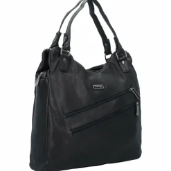 Greenland Nature Black Nappa Schultertasche Leder 38 cm
