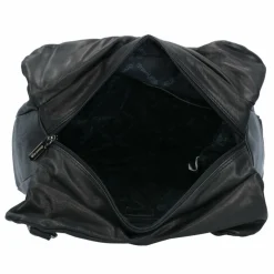 Greenland Nature Black Nappa Schultertasche Leder 38 cm