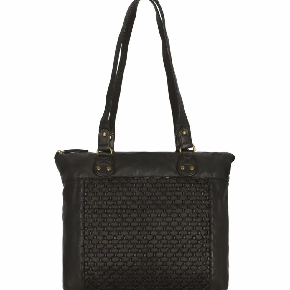 Greenland Nature Femi & Nine Schultertasche Leder 35 cm