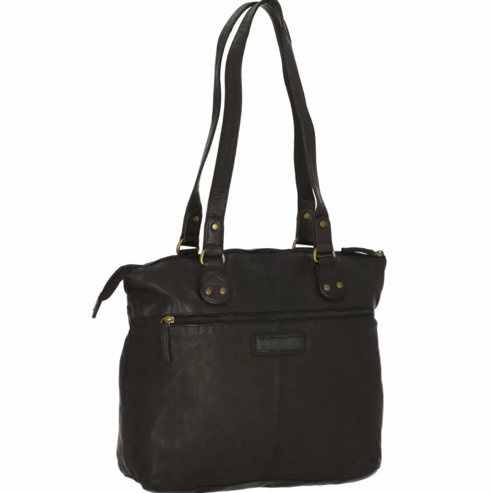 Greenland Nature Femi & Nine Schultertasche Leder 35 cm