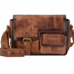 Greenland Nature Mascu & Line Umhängetasche Leder 23 cm