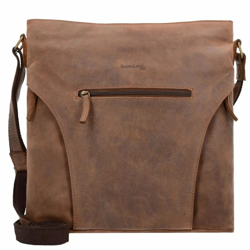 Greenland Nature Montenegro Umhängetasche Leder 33 cm