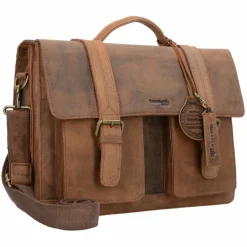 Greenland Nature Montenegro Aktentasche Leder 40 cm