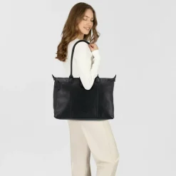 Harbour 2nd Just Pure Malin Shopper Tasche Leder 40 cm