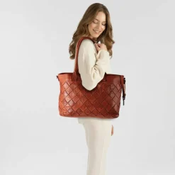 Harbour 2nd Leontina Schultertasche Leder 40 cm