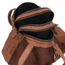 Harbour 2nd Soft Weaving Alina Schultertasche Leder 35 cm