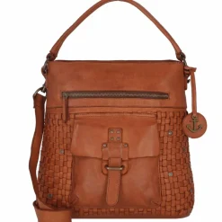 Harbour 2nd Soft Weaving Iris Schultertasche Leder 33 cm