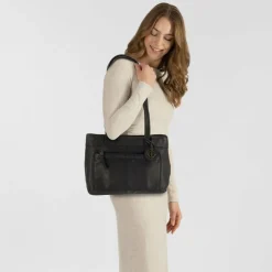 Harbour 2nd Urban Poets Zea Shopper Tasche Leder 33 cm