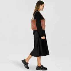 Harold's Caugio Schultertasche Leder 32 cm