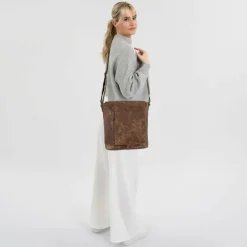 Harold's Crunchy Umhängetasche Leder 27 cm