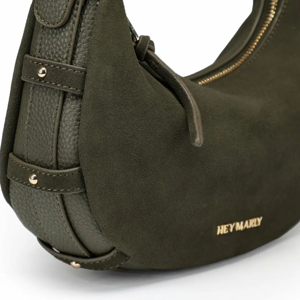 Hey Marly Lifetime Sister Suede Schultertasche Leder 25 cm