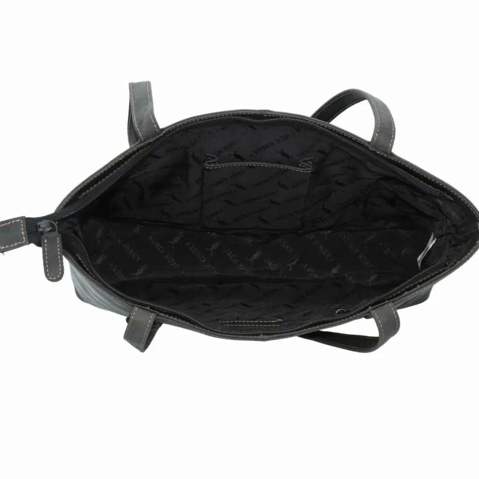 Jack Kinsky Baltimore 18 Schultertasche Leder 34 cm