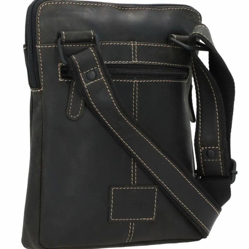 Jack Kinsky Baltimore 24 Umhängetasche Leder 19 cm