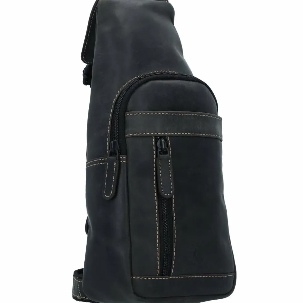 Jack Kinsky Baltimore 17 Umhängetasche Leder 30 cm