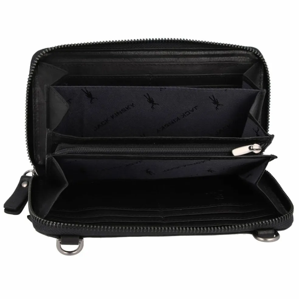 Jack Kinsky Montreal Clutch Geldbörse Leder 19 cm
