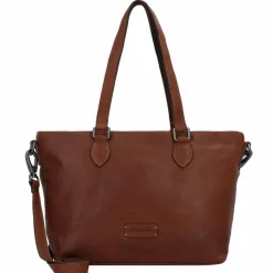 Jack Kinsky Schultertasche Leder 27 cm