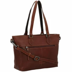 Jack Kinsky Schultertasche Leder 27 cm