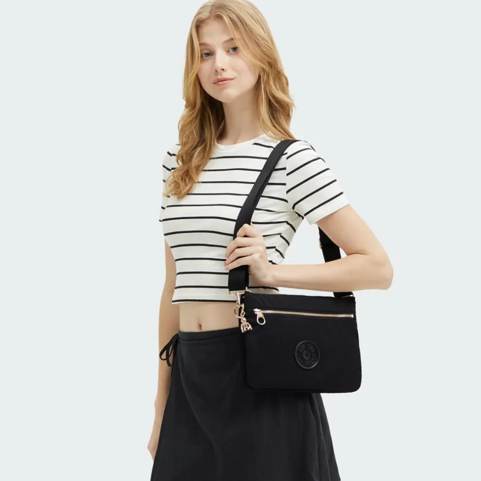 Kipling Charm Riri Zip Umhängetasche L 27 cm