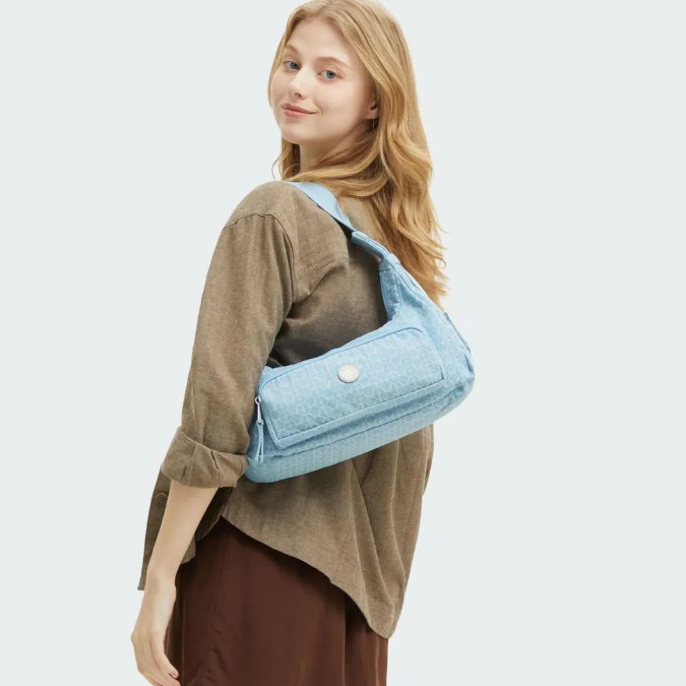 Kipling Denim Love Karis Schultertasche S 35 cm