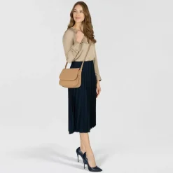 Lacoste City Court Umhängetasche Leder 22 cm