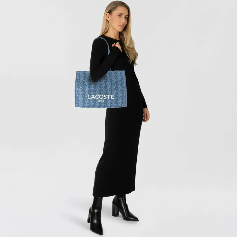 Lacoste Heritage Jacquard Shopper Tasche 40 cm