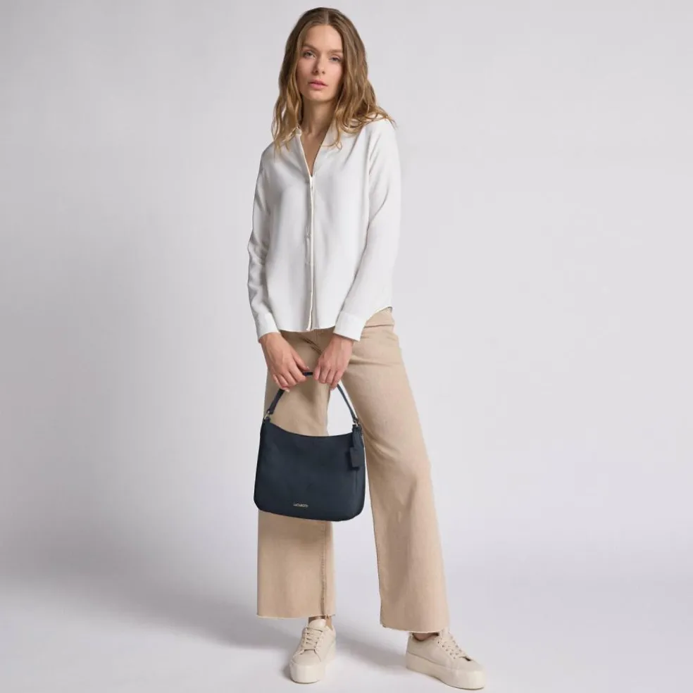 Lazarotti Bologna Leather Schultertasche Leder 27 cm