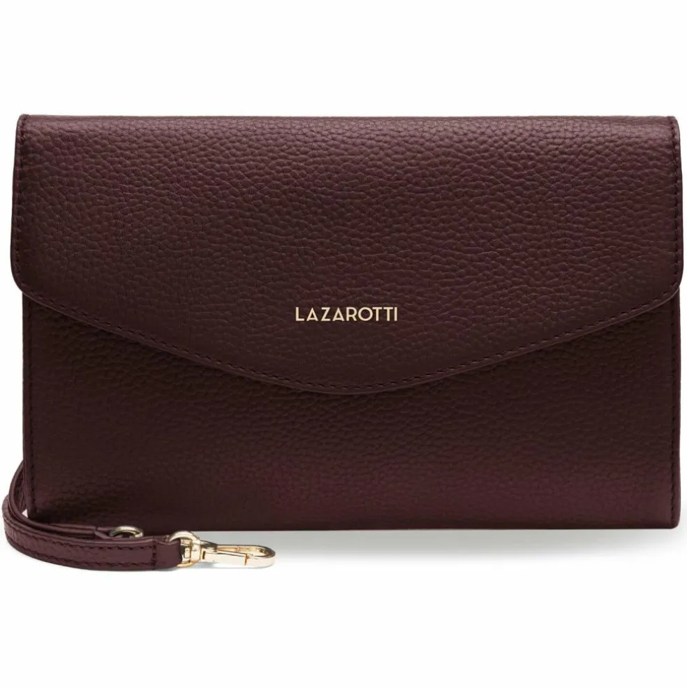 Lazarotti Bologna Leather Clutch Tasche Leder 23 cm