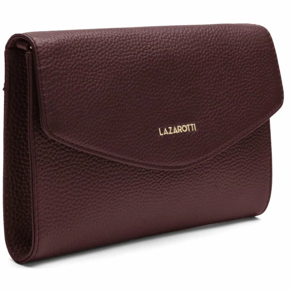 Lazarotti Bologna Leather Clutch Tasche Leder 23 cm