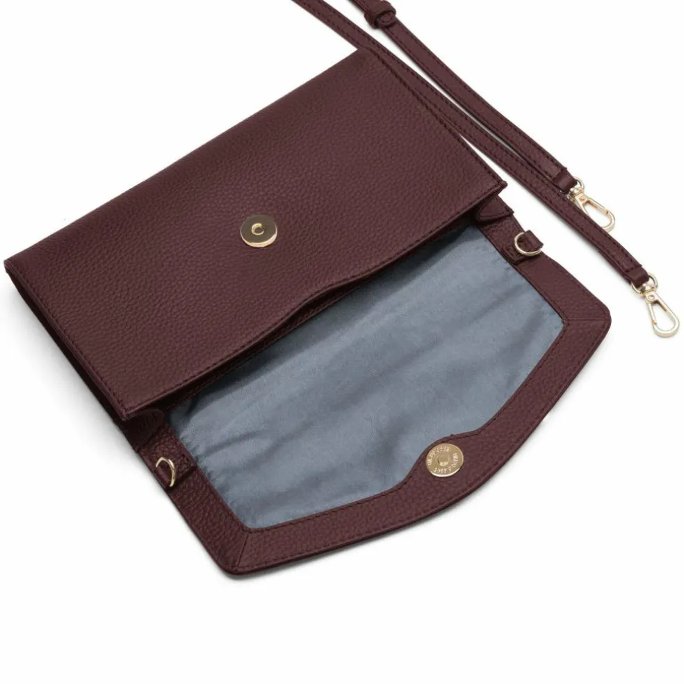 Lazarotti Bologna Leather Clutch Tasche Leder 23 cm