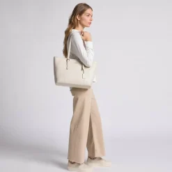 Lazarotti Bologna Leather Shopper Tasche Leder 35 cm