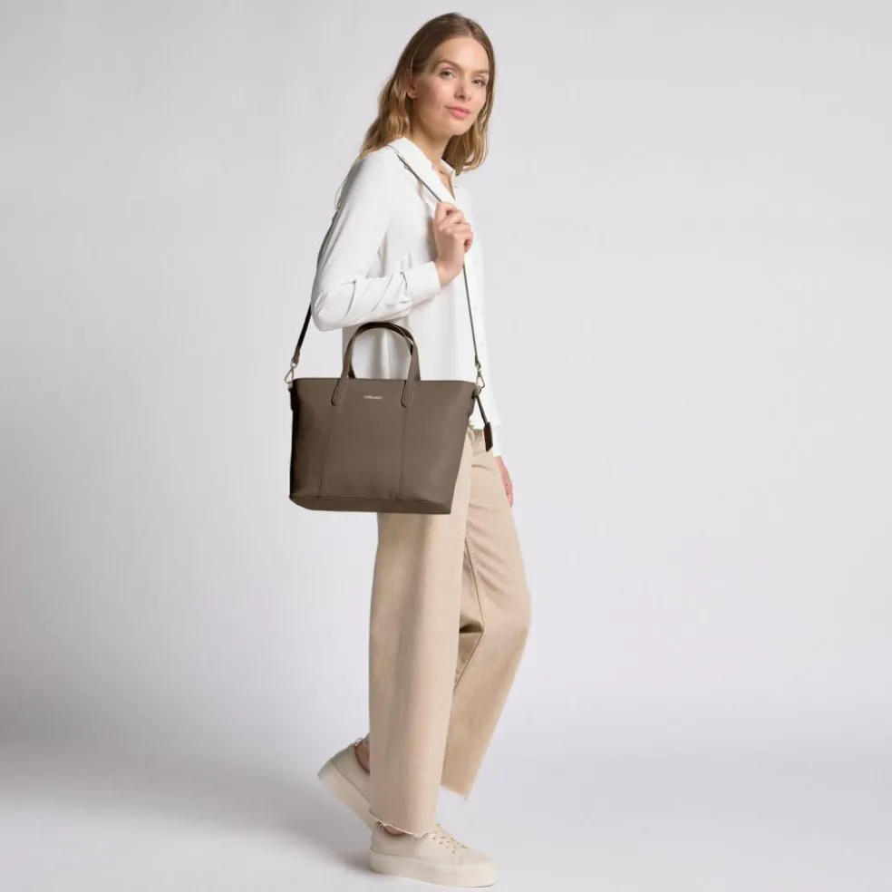 Lazarotti Bologna Leather Shopper Tasche Leder 31 cm